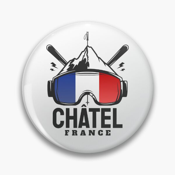 Item preview, Châtel France Ski Resort Skiing Souvenir designed and sold by JackCurtis1991.