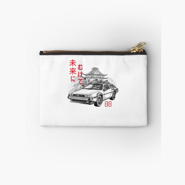 Item preview, Japanese line art DeLorean inspired car 88 mph designed and sold by TeePulseMania.
