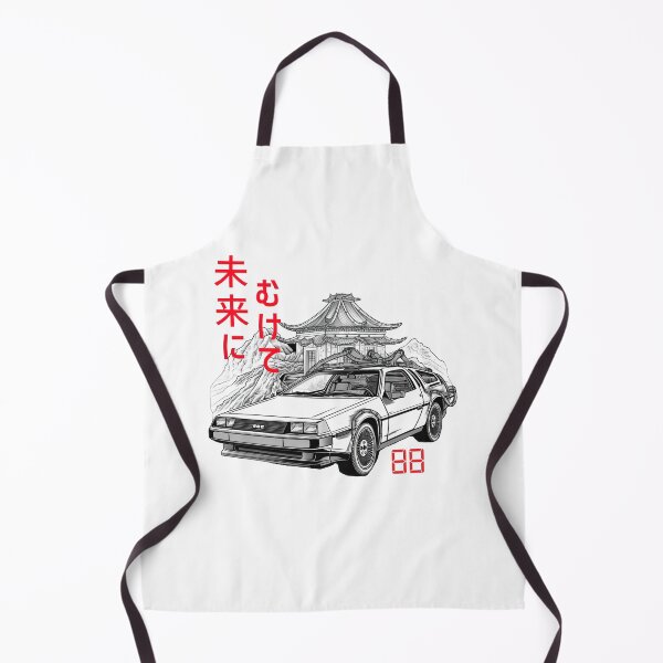 Item preview, Japanese line art DeLorean inspired car 88 mph designed and sold by TeePulseMania.