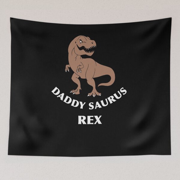 Item preview, Daddy Saurus Rex Tyrannosaurus Dinosaur Art designed and sold by TeesByDesign.