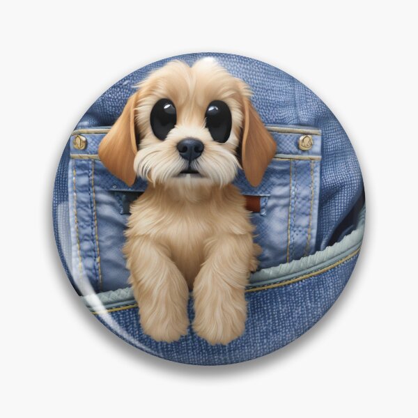 Item preview, Dog in the pocket, funny puppy, for dog lovers designed and sold by SheepAttack.