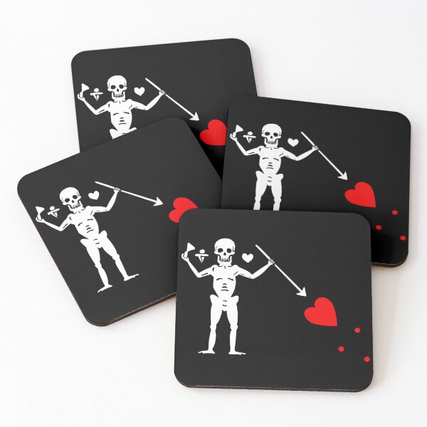 Item preview, Blackbeard and Stede Bonnet Mashup Pirate Flag designed and sold by zoocuties.