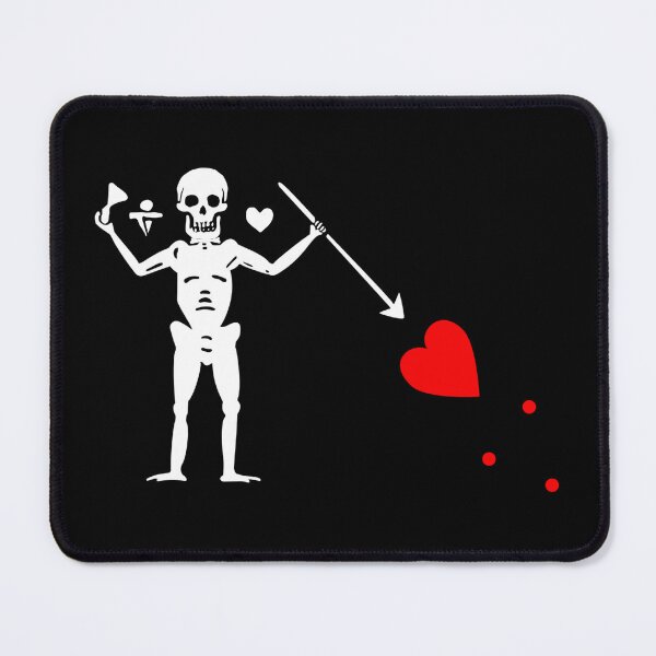 Item preview, Blackbeard and Stede Bonnet Mashup Pirate Flag designed and sold by zoocuties.