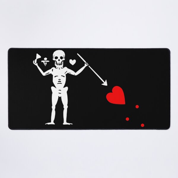 Item preview, Blackbeard and Stede Bonnet Mashup Pirate Flag designed and sold by zoocuties.