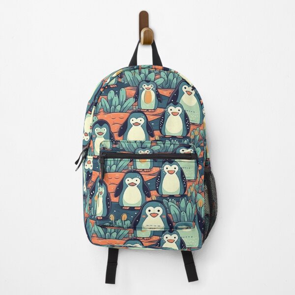 Item preview, Strange Staring Penguins Pattern designed and sold by PatternBestFan.