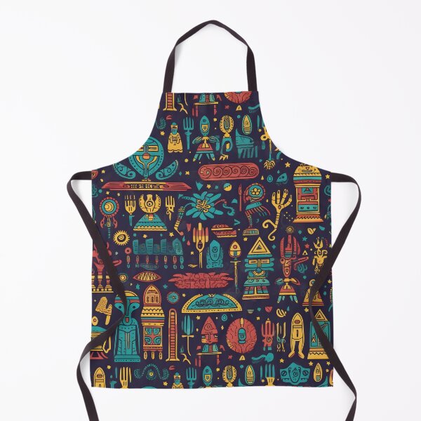 Item preview, Colorful Hieroglyphic Alien Symbols designed and sold by UlDesigns.