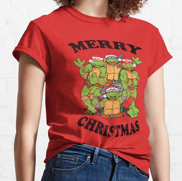 TMNT - T-Shirt KIDS TMNT Group - Red (4 Years) 