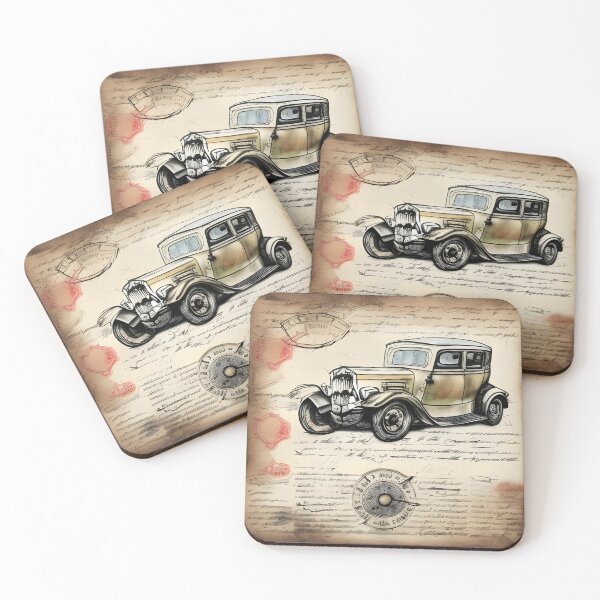 Item preview, Vintage Car, Pencil Sketch  designed and sold by PC-artist.