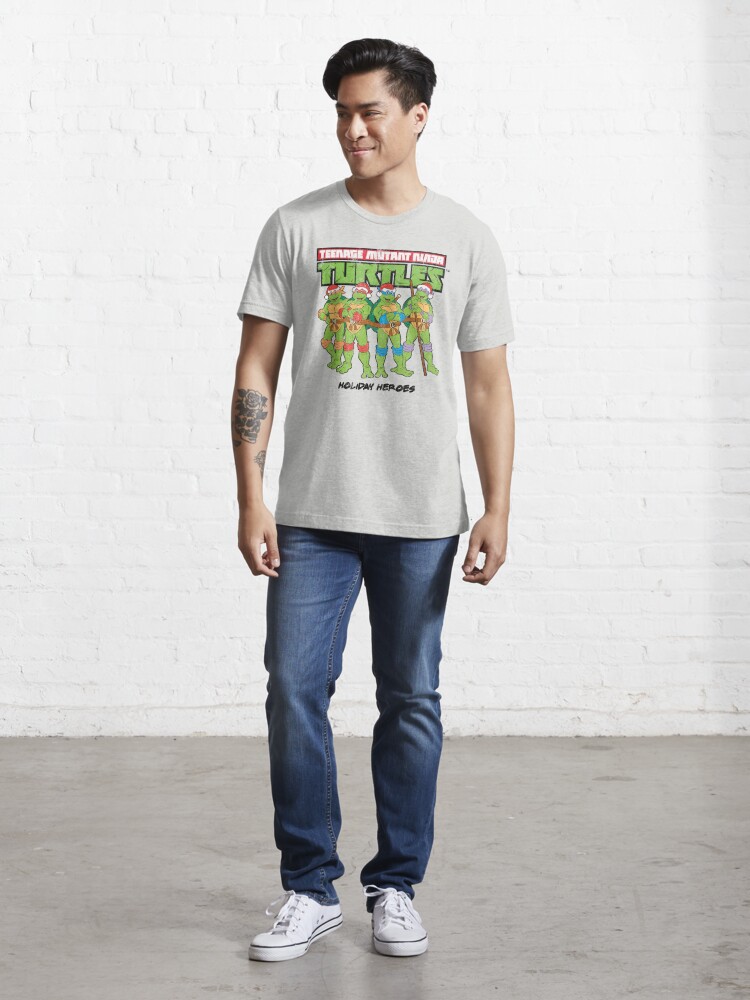 Men's Teenage Mutant Ninja Turtles Vintage Cartoon Group Shot Tee, Size: 3XL, White