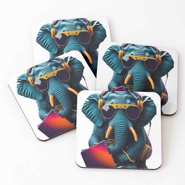 Item preview, Elephant T-shirt DJ designed and sold by adambus.
