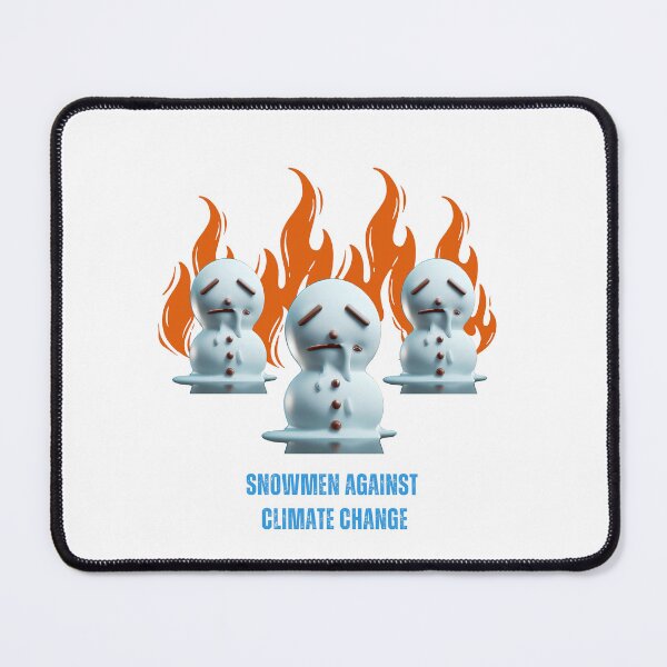Item preview, Snowmen Against Climate Change designed and sold by DreamyEscapism.