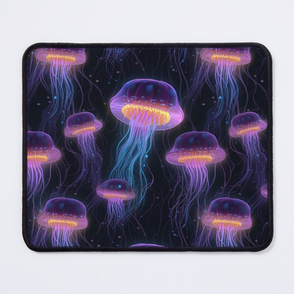 Item preview, Electric Jellyfish Pattern designed and sold by Retroshore.