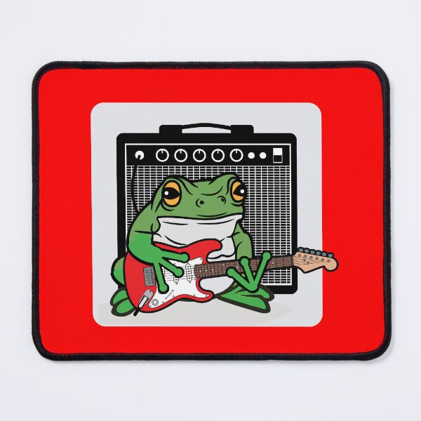 Item preview, Frog Plays Guitar designed and sold by AMERICANCHEEZ.