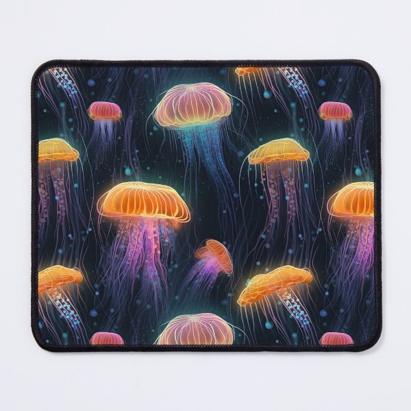Item preview, Electric Jellyfish Pattern designed and sold by Retroshore.