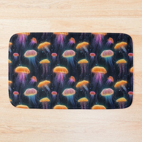 Item preview, Electric Jellyfish Pattern designed and sold by Retroshore.