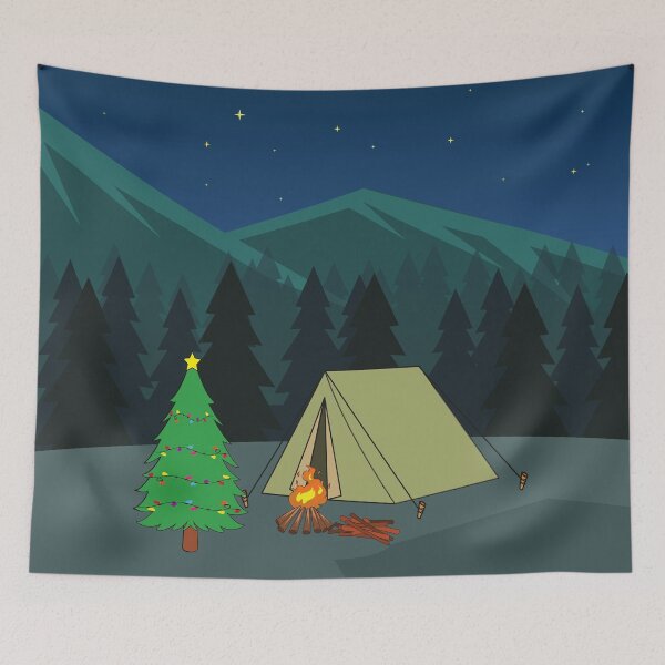 Item preview, I love camping on Christmas  designed and sold by Donutlovers.