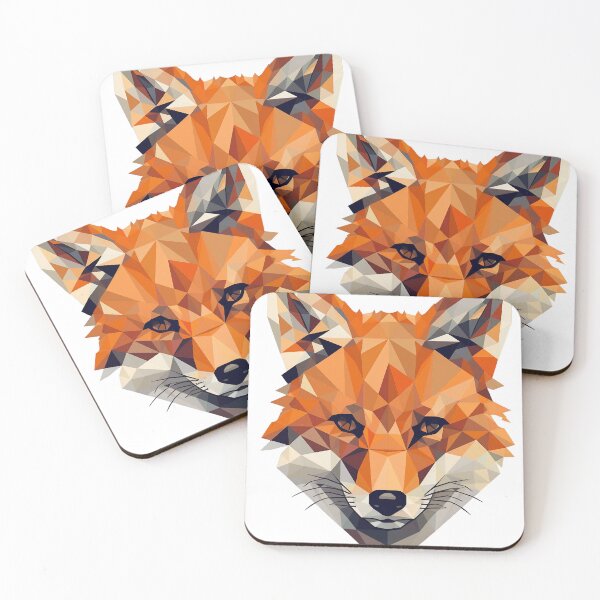 Item preview, Polygonal Red Fox designed and sold by digitalhubdepot.
