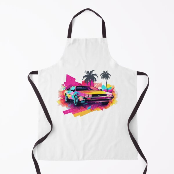 Item preview, Modern DeLorean inspired car color mix summer vibes front designed and sold by TeePulseMania.