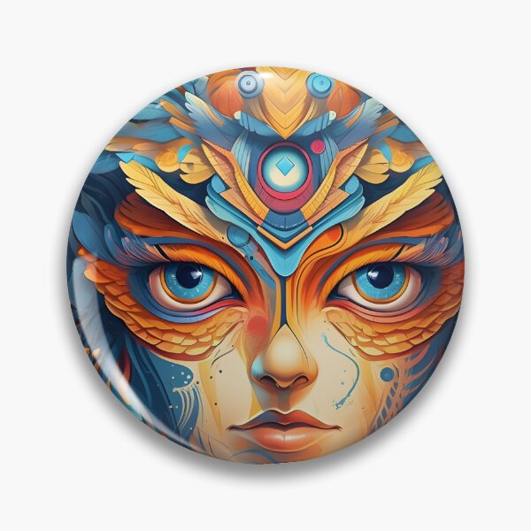 Item preview, Psychedelic face 4 designed and sold by Cr-AI-tive.