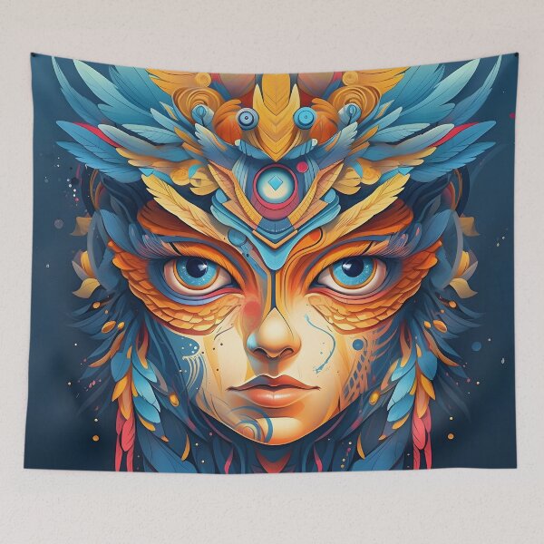 Item preview, Psychedelic face 4 designed and sold by Cr-AI-tive.