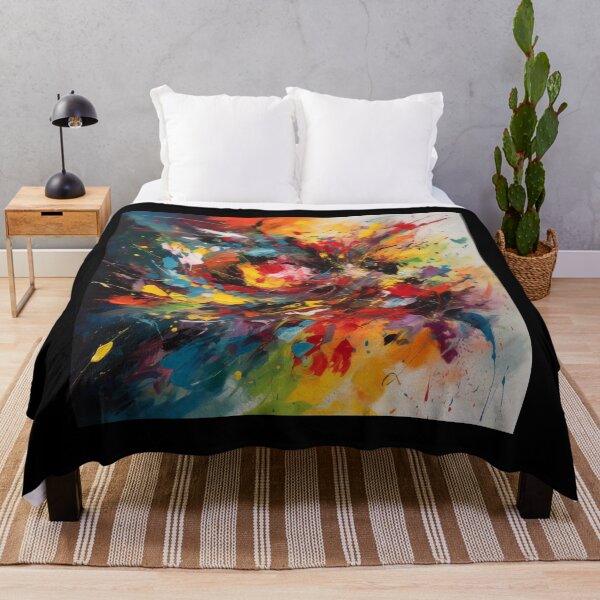 Item preview, Splashes Of Color: Colorful Painting Contemporary Art Vibrant Colors designed and sold by DigiNook.