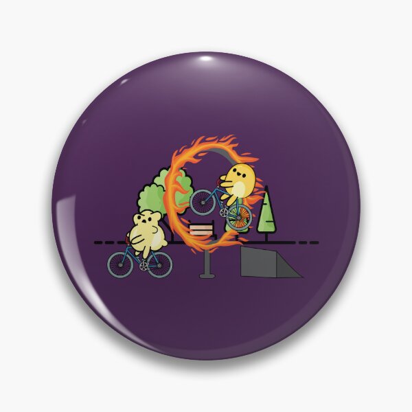 Item preview, Cute popcorn doing stunts with bicycle  designed and sold by Donutlovers.