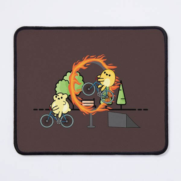 Item preview, Cute popcorn doing stunts with bicycle  designed and sold by Donutlovers.
