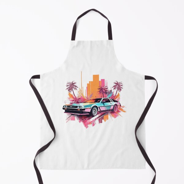 Item preview, Modern DeLorean inspired car color mix city skyline designed and sold by TeePulseMania.