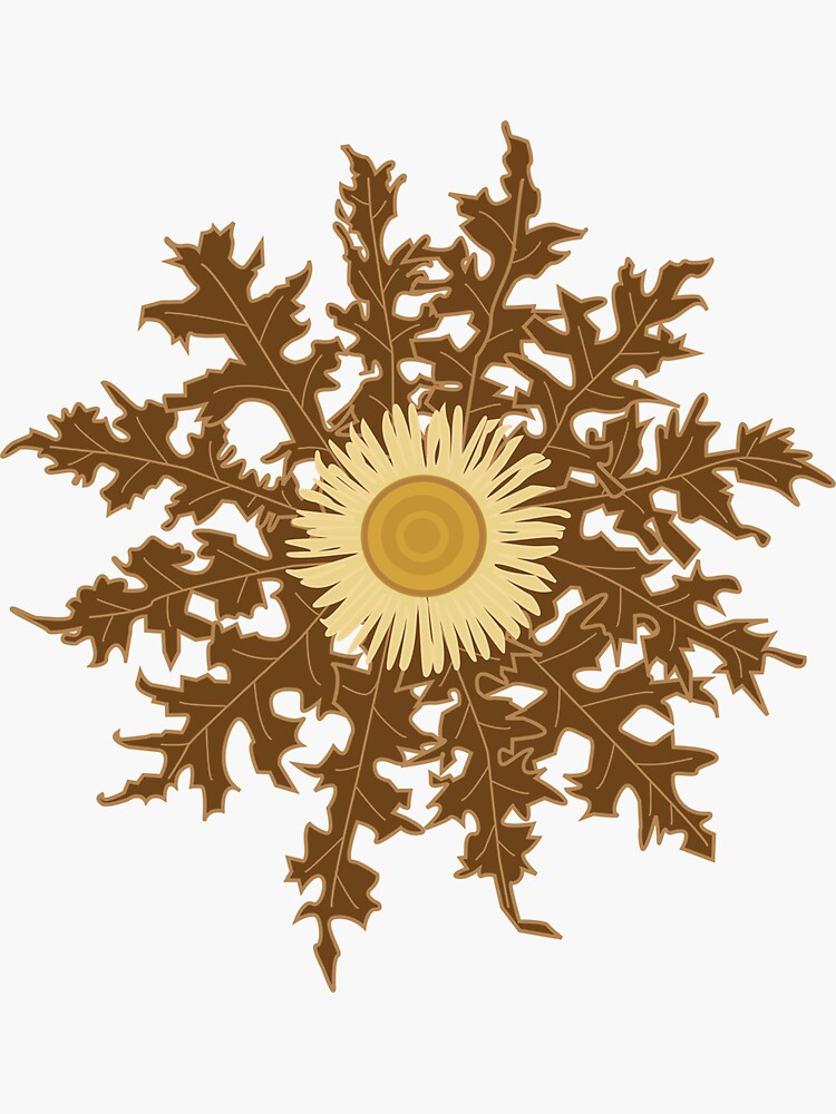 Aperçu 3 sur 3. Sticker avec l'œuvre Tournesol, Eguzkilore créée et vendue par VictoriaMoranM.