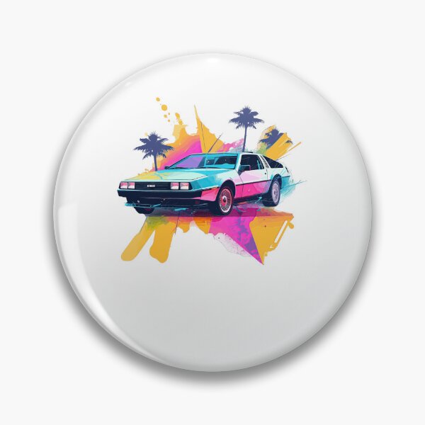 Item preview, Modern DeLorean inspired car vibes side reflection designed and sold by TeePulseMania.