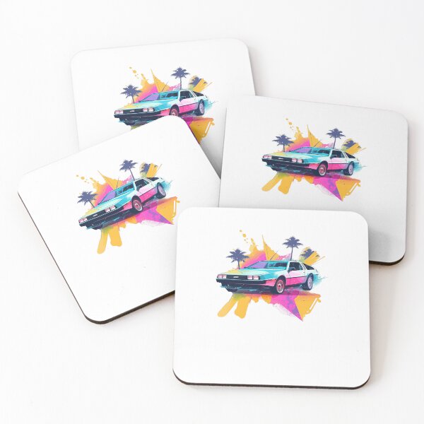 Item preview, Modern DeLorean inspired car vibes side reflection designed and sold by TeePulseMania.
