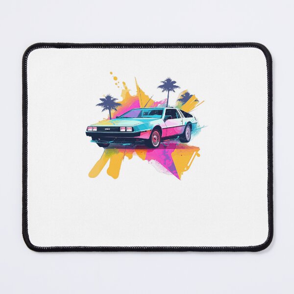 Item preview, Modern DeLorean inspired car vibes side reflection designed and sold by TeePulseMania.
