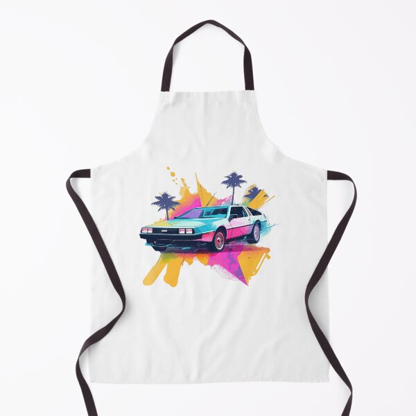 Item preview, Modern DeLorean inspired car vibes side reflection designed and sold by TeePulseMania.