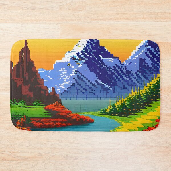 Item preview, Mountains spring pixel designed and sold by brandway.