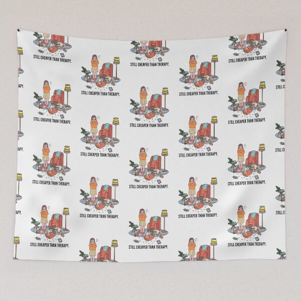 Item preview, Cats Are Cheaper Than Therapy designed and sold by LivingTheDream7.