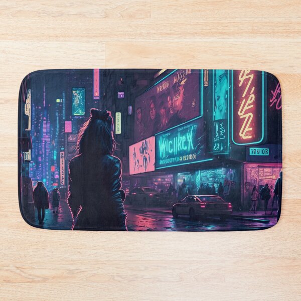 Item preview, Neon Nights in the Megacity designed and sold by Venon28.
