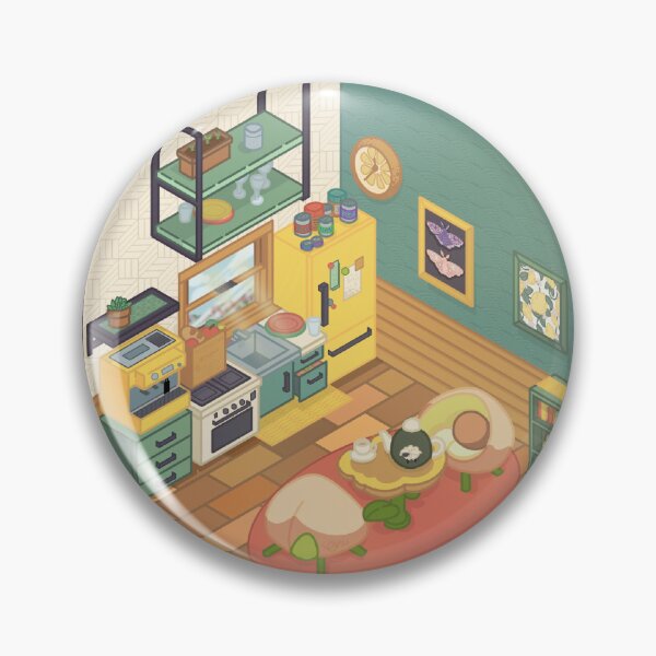 Item preview, Cozy Isometric Kitchen  designed and sold by Orinn Johnson.