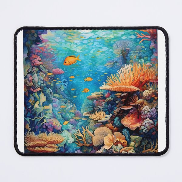 Item preview, Coral Reef Painting in Series designed and sold by BopBopShop.