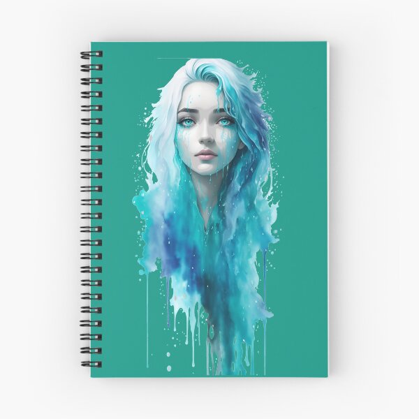 Item preview, Blue Beauty: A Young Woman's Portrait designed and sold by modernaarte.