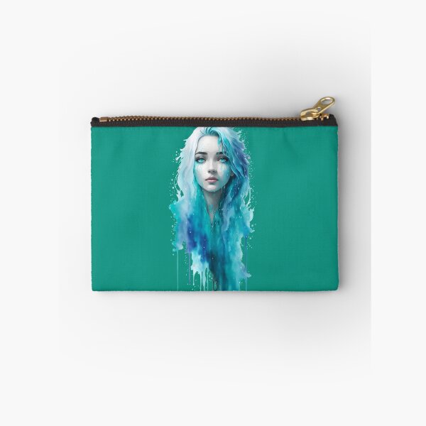 Item preview, Blue Beauty: A Young Woman's Portrait designed and sold by modernaarte.