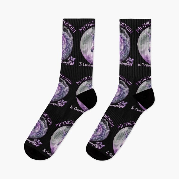 Item preview, Fibromyalgia Awareness Mythical Strength To Overcome Fibromyalgia Unicorn designed and sold by MythikCreationz.
