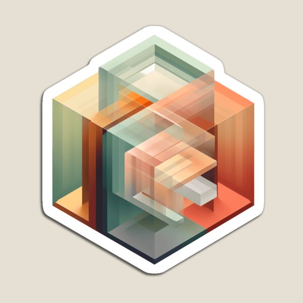 Item preview, Minimalist Isometric Art Cube designed and sold by UlDesigns.