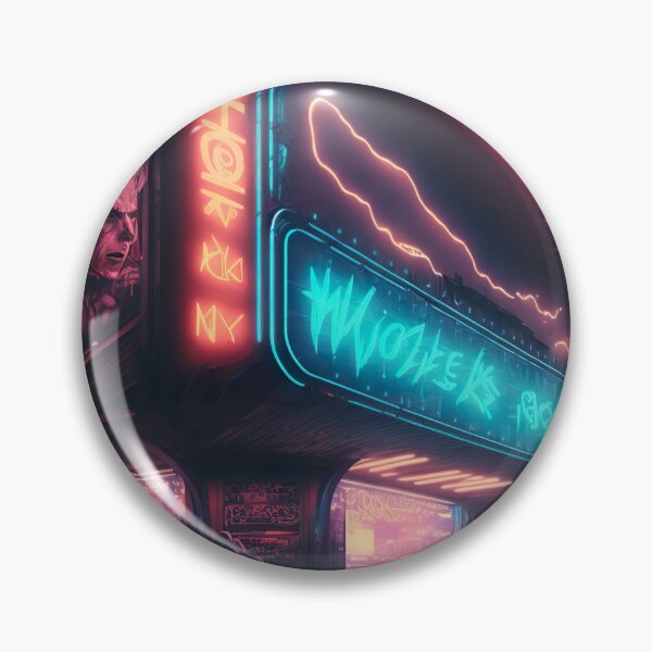 Item preview, Nightlife in a Cyberpunk Megacity designed and sold by Venon28.