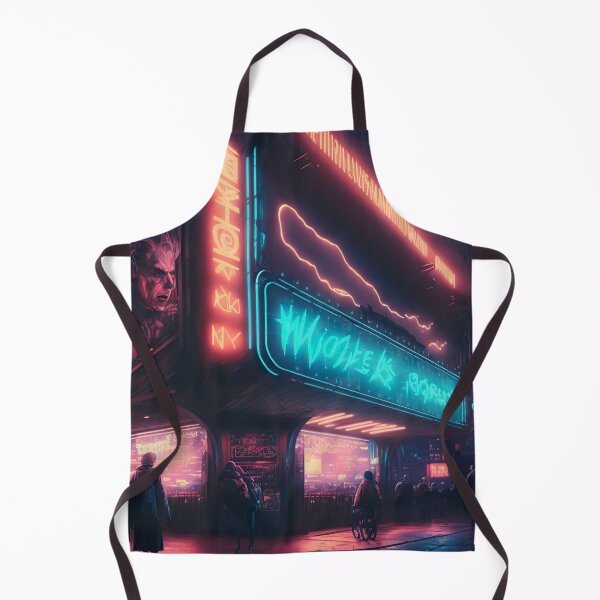 Item preview, Nightlife in a Cyberpunk Megacity designed and sold by Venon28.