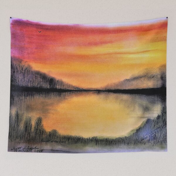 Item preview, Sunset at the Lake designed and sold by Scott and Mary Schneider art_photography.