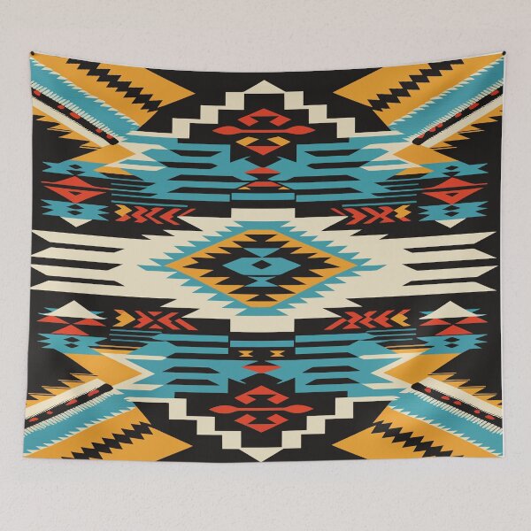 Item preview, Native American decorative patterns with vibrant colors designed and sold by ColorDesign38.