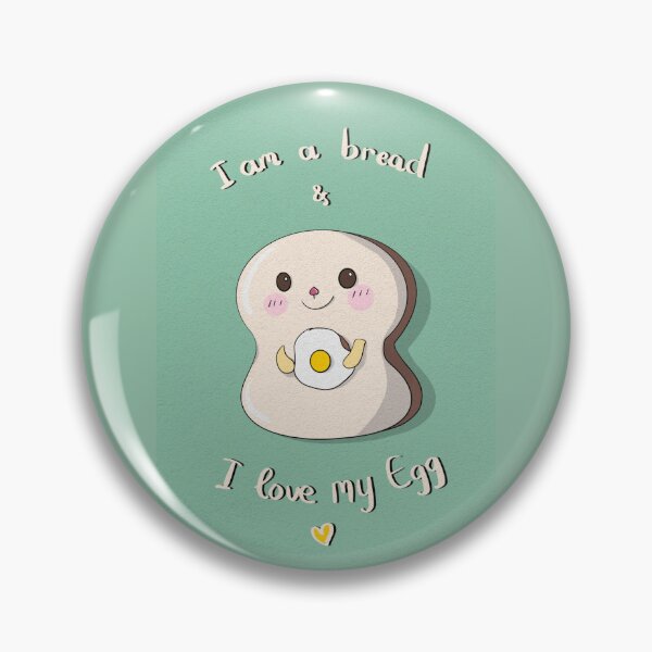 Item preview, Bread hugs his egg is Love  designed and sold by TUSYandMATOs.