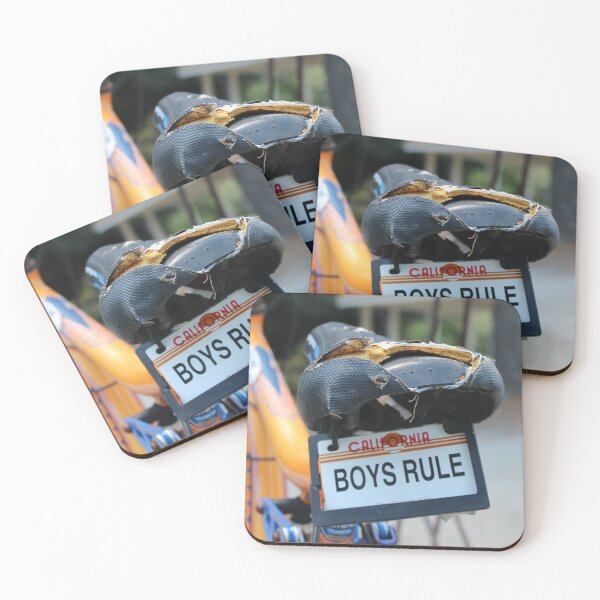 Item preview, Boys Rule License Plate Image designed and sold by BattlefoxxEarth.