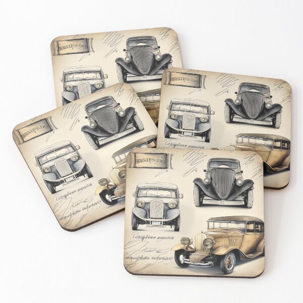 Item preview, Vintage Classic Cars Design , Pencil Sketch  designed and sold by PC-artist.