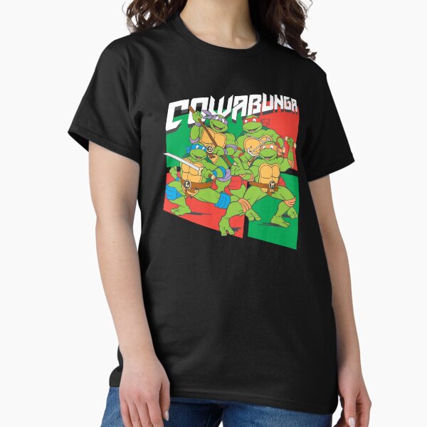 Aperçu de l'œuvre Carrés de groupe Cowabunga Teenage Mutant Ninja Turtles créée et vendue par FifthSun.
